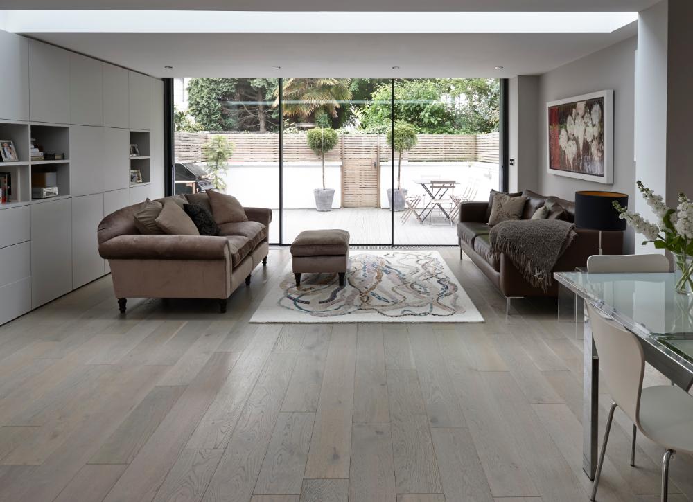 Plank Flooring Oak Silver Grey 100 Solid Wood